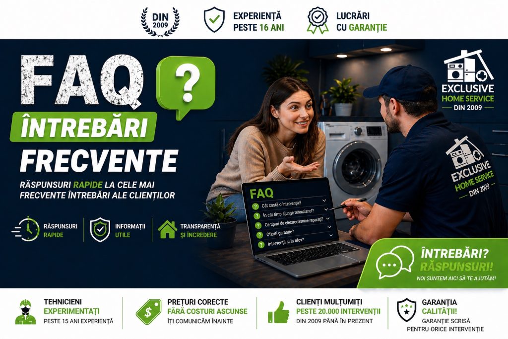 FAQ Intrebari Frecvente