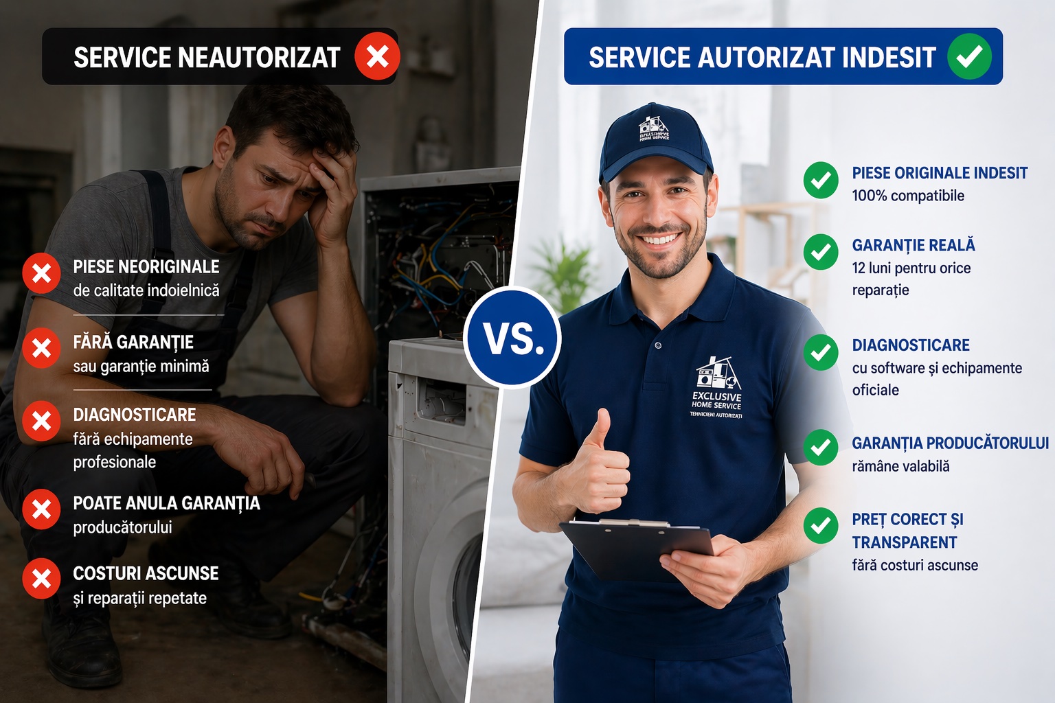 service autorizat Hotpoint Bucuresti - intrebari frecvente ServiceHome