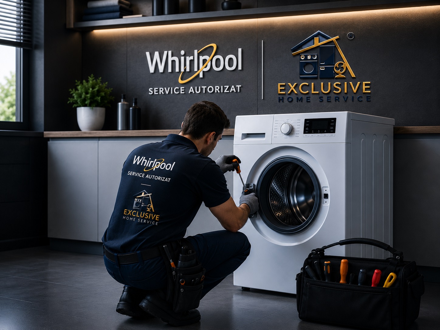 Service autorizat Whirlpool București și Ilfov — tehnicieni certificați la domiciliu | ServiceHome